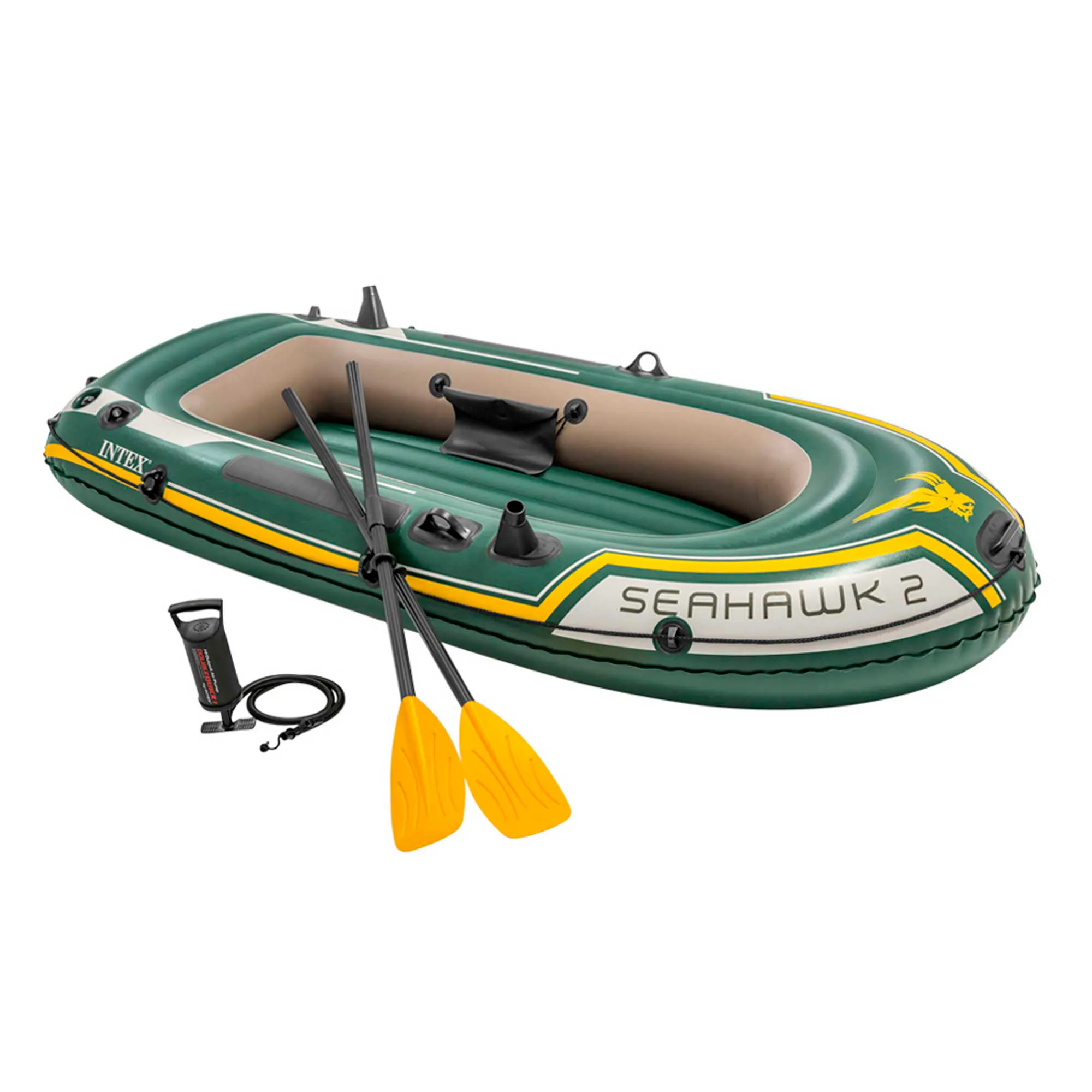 Inflatable boat INTEX Seahawk inflatable boat INTEX Inflatable boat with oars, water sports, outdoor sports, boats and equipment, boat accessories, inflatable boat, inflatable boat, inflatable boats, fishing boats