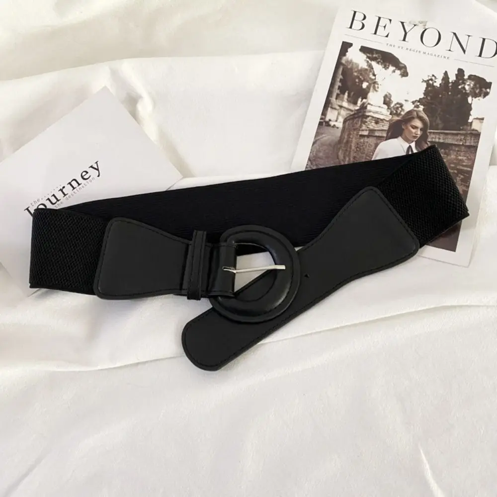 جلد أنيق مطاطا Cummerbunds بلون مطاطا مشد حزام الخصر التخسيس واسعة الخصر مشد فتاة