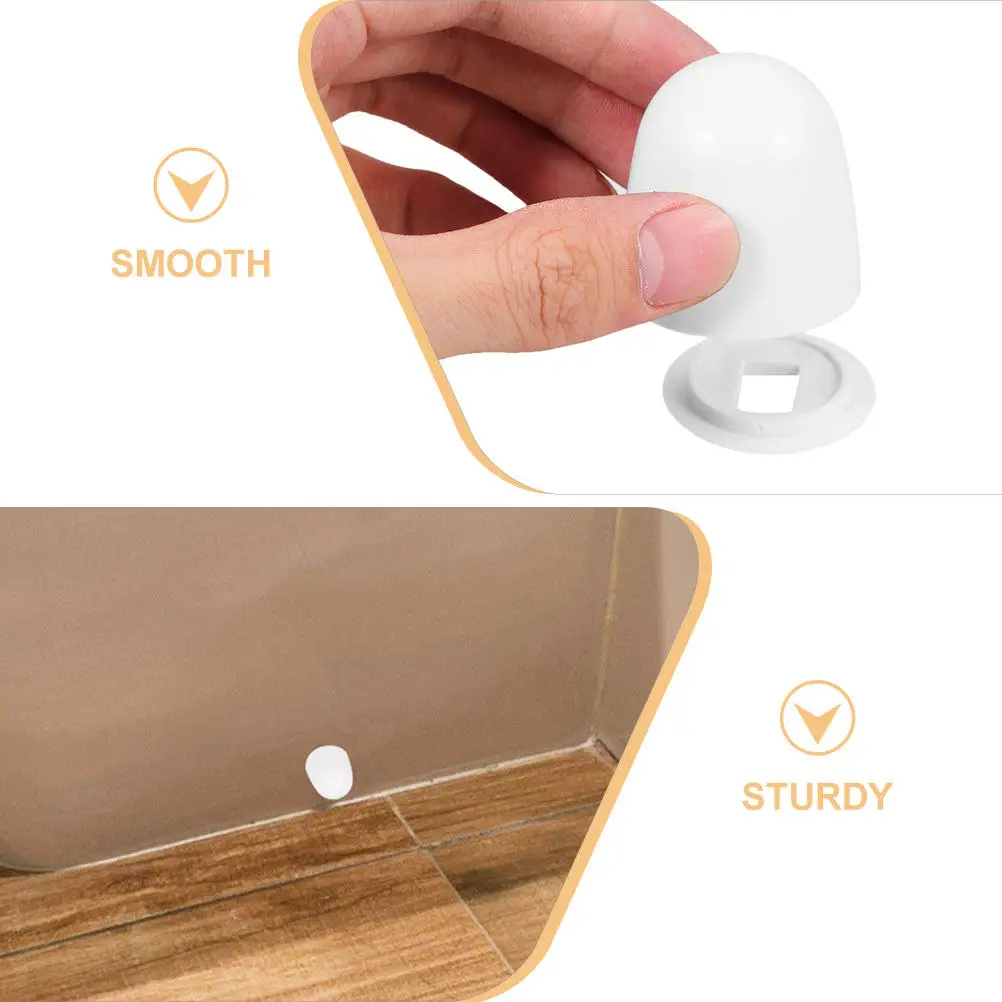 6Pcs Decorative Toilet Bolt Caps Covers Screw Caps Easy Installation Toilet Base Bolt Covers Home Bathroom Repair Parts