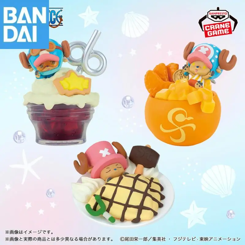 Originale Genuino Bandai Namco One Piece Tony Tony Chopper Dessert Serie Paldolce Vol.2 Collezione Regalo Anime Figurine Modello Giocattolo