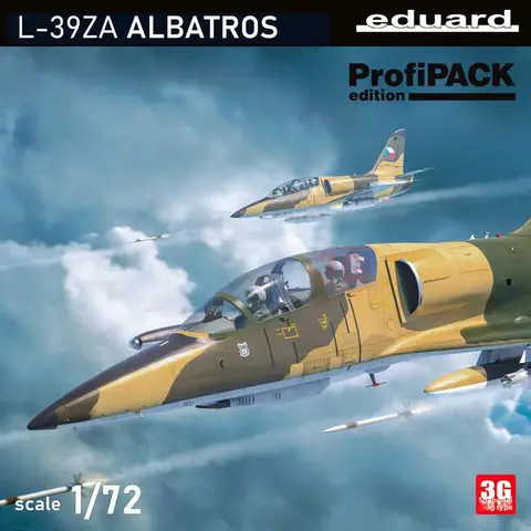 Eduard R7047 1/72 L-39ZA Albatross Deluxe Edition Plastic Model Assembly Kits with Decal Sheet for Hobby Collectors Airplane