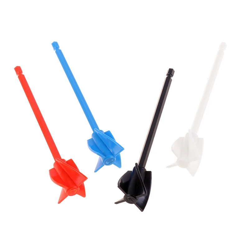 1PC Epoxy Mixer Paddle Resin Stirring Paddle Reusable Paint Stirrer Drill Attachment 16.5*3.5cm