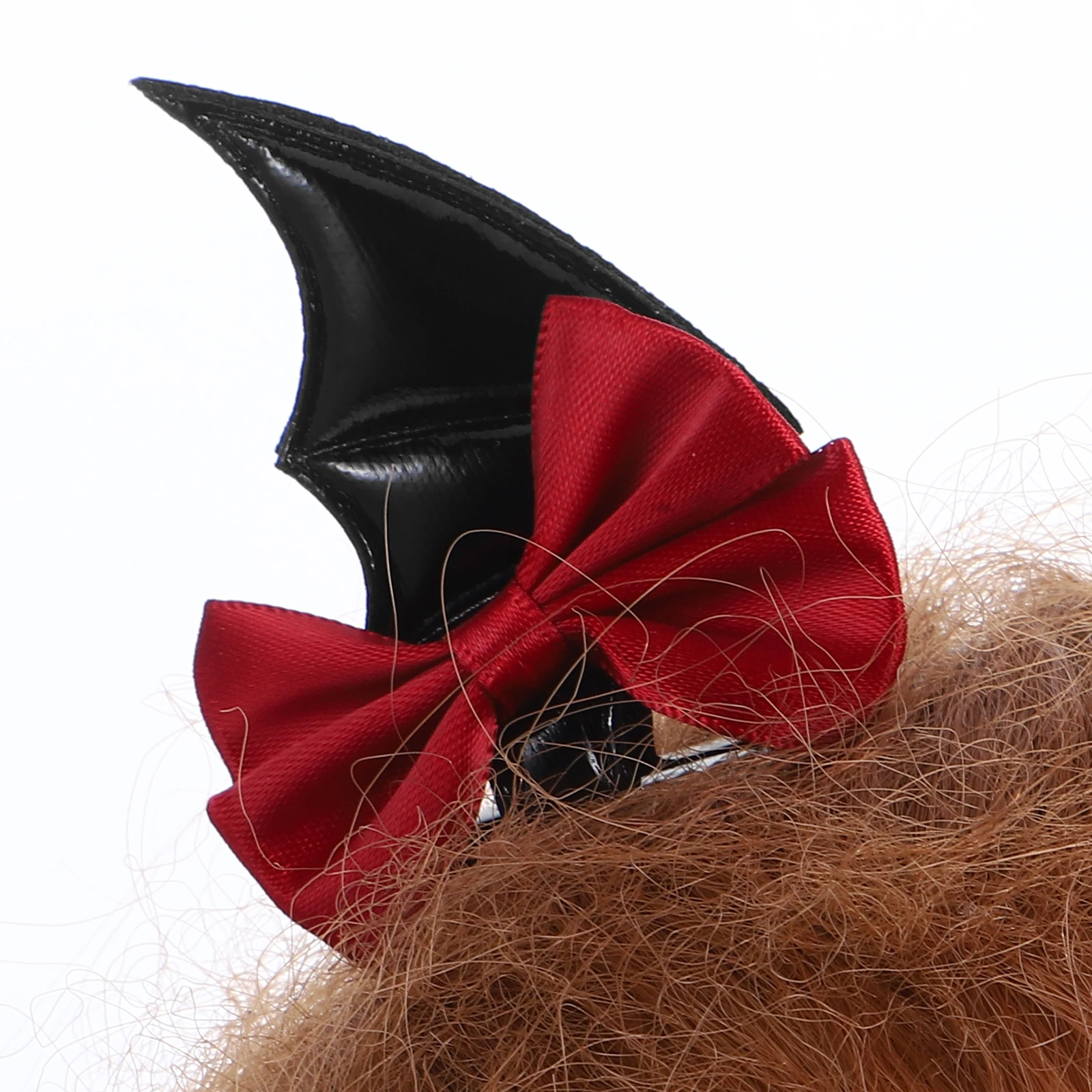 

2 Pcs Bat Wing Hair Clip Banana Girls Accessories Toddler Cute Clips Flat for Women Fabric Barrettes Baby