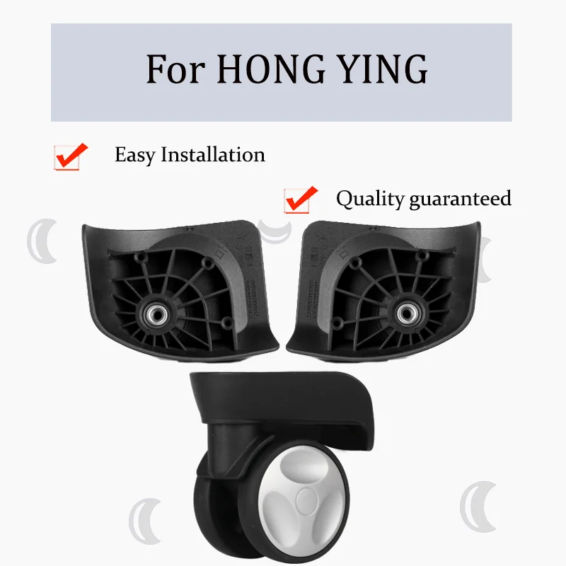 

For HONG YING L Series Super Wear-Resistant Travel Suitcase Replacement Wheels with Thickened Bearings For Quiet Movement