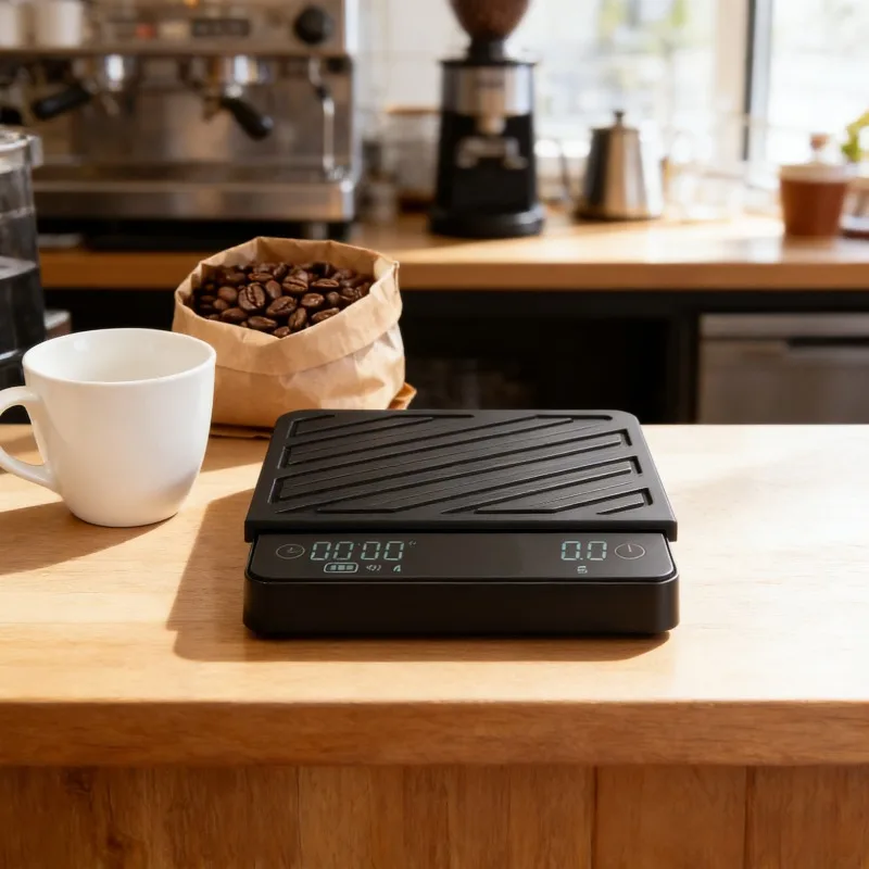 JUSTINLAU Smart Coffee Scale with Flow Rate Monitoring Digital Pour Over  Espresso Scale for Coffee Brewing Timer Tool