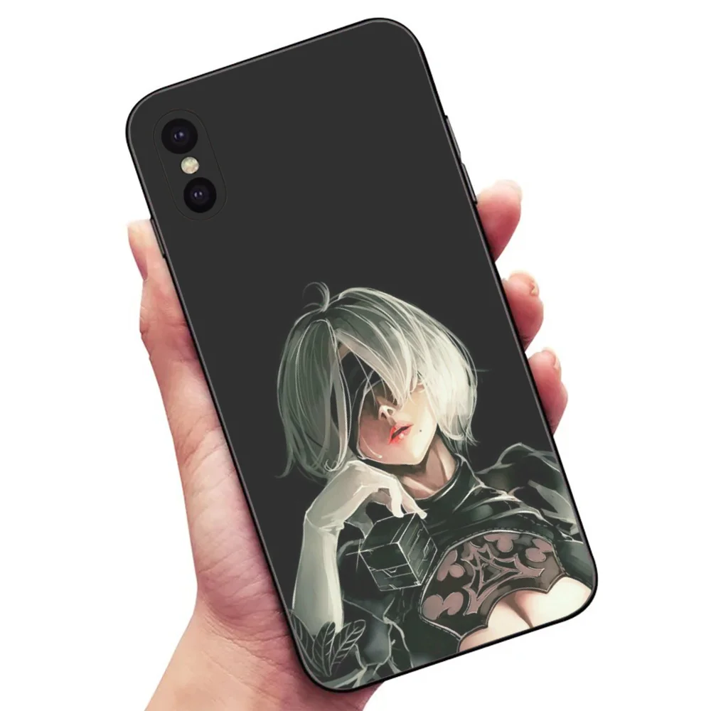 N-NieR A-Automata 2B Phone Case Phone Case for Samsung S24, 22,30, 20,10, 9,Note20 Ultra、Lite、Ultra、5G、Plus、FE