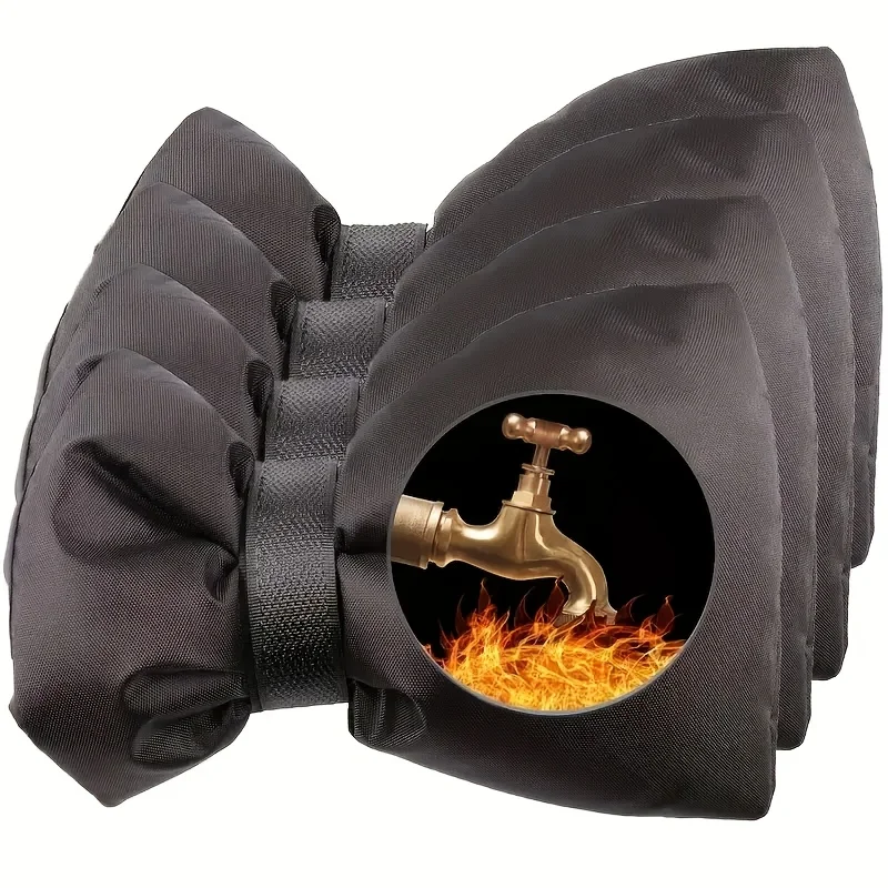 1PC Winter Outdoor Faucet Insulation Sleeve Cover For Garden Tap Anti Freezing Reusable Protector For Hose Bib In Cold Weather