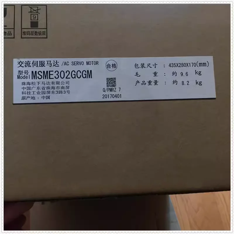 

1pc AC Servo Motor MSME302GCGM New In Box One Year Warranty