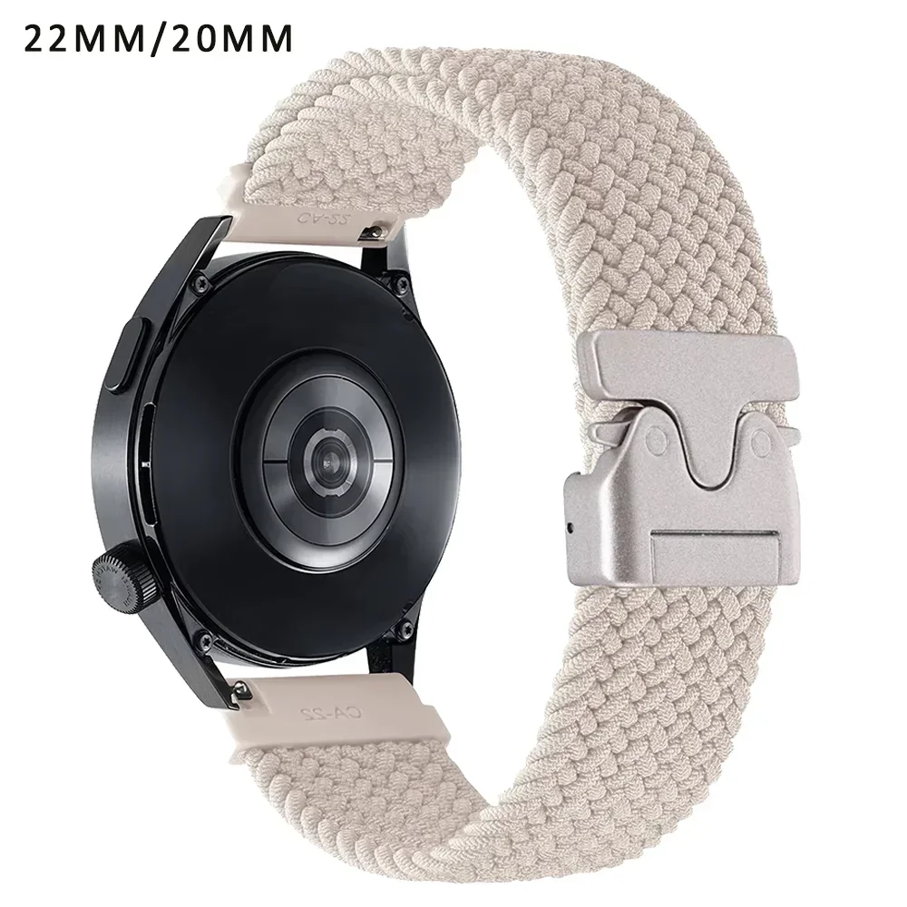Cinturino in nylon per HUAWEI WATCH GT 5 4 Pro 46mm Band GT 3 42mm Samsung Galaxy Watch 7 6 5 4 40mm 44mm Bracciale 22mm 20mm Band