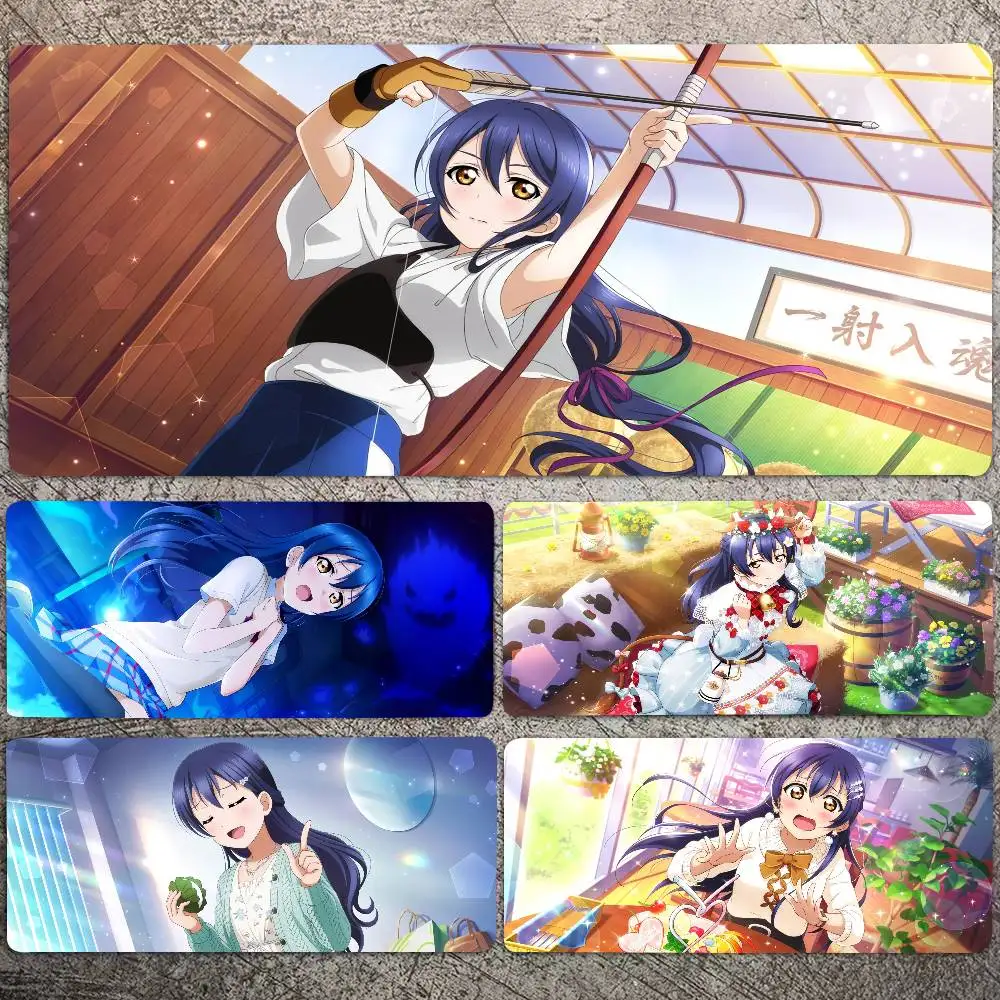 Sonoda Umi Anime Lovelive Mousepad Non-slip Suitable For Office Computers Laptops E-sports Game Desk Mats XXL Keyboard