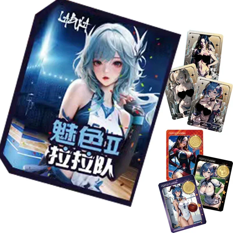 Charming Cheerleading Team Cards Charming Sexy Card Goddess Story Sexy Bikini Loli Swimsuit Card ACG Sexy Anime Pornography Card