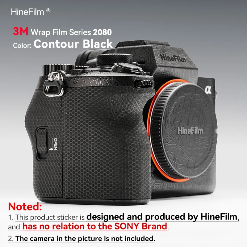 Hinefilm Skin for Sony A7M5 Camera Sticker Alpha 7V Decal Skin for Sony ILCE-7M5 Camera Protective Wrap Cover A7V Skin
