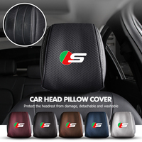 Universal Ice Silk Car Pillowcase Front Seat Headrest Dust Cover For Jaguar S-Type F-Type X-Type F-Pace I-Pace E-Pace XFR XKR