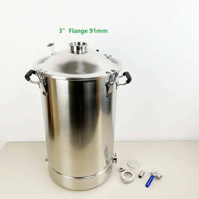 Damıtma Kazanı Damıtma Tankı için Yeni 55L (14.5GAL) Tankı, Homebrew Tankı, Damıtma Tankı Moonshine Paslanmaz Çelik 304
