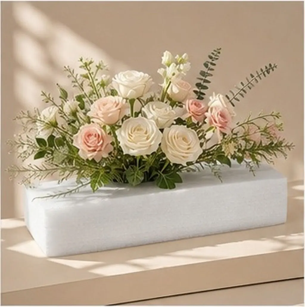 3Pcs Dry Floral Foam For Art Teacher Arrangement Blocks Wet Artificial Arrangements Craft Supplies