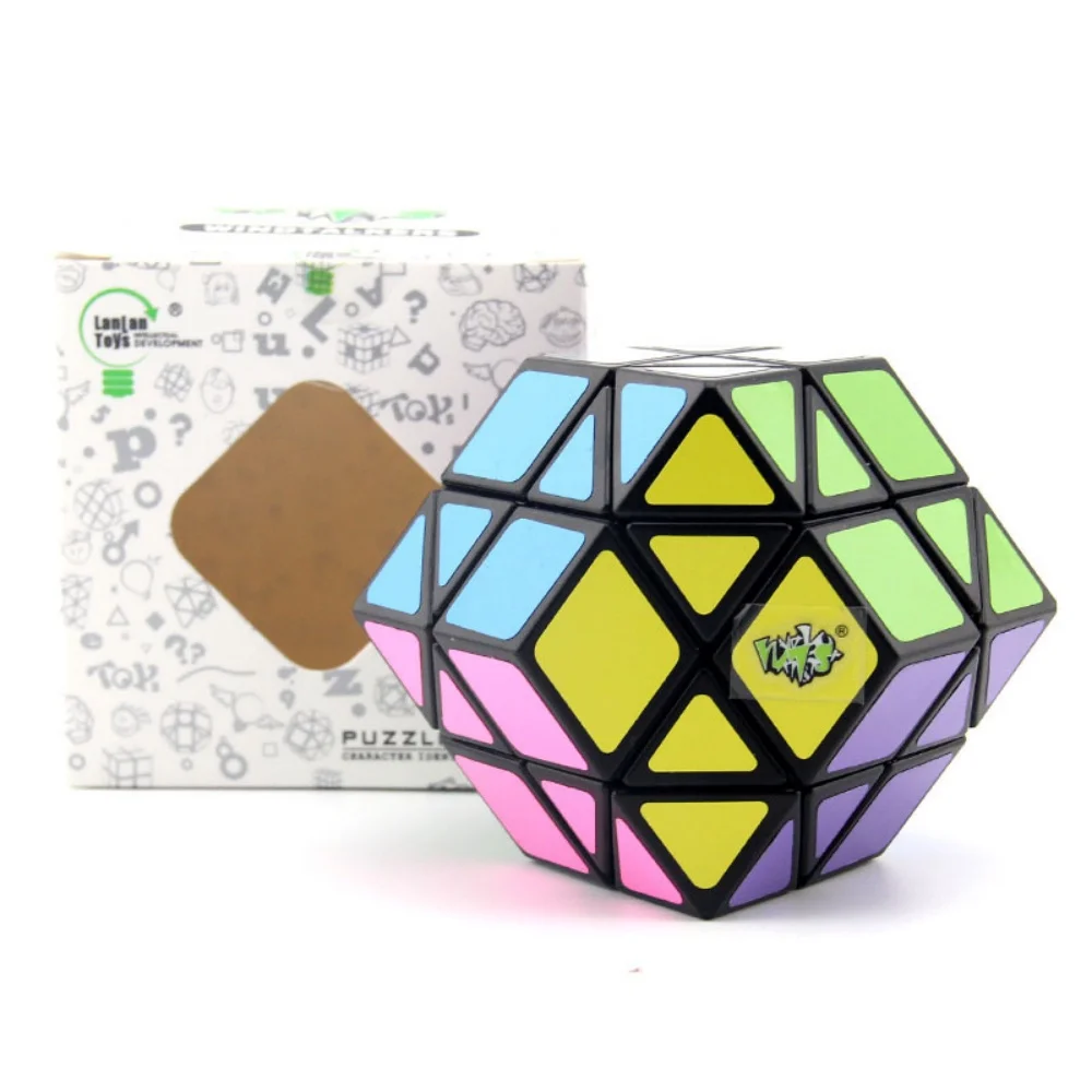 LanLan 12-Axis Rhombohedral Dodecahedron Educational Professional Magic Cube Speed Puzzle Toys For Children