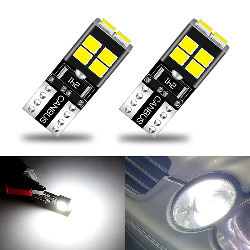2x Lámparas LED T10 W5W Sin Error, Luz Lateral de Posición para Volkswagen VW Golf 4 5 6 7 Scirocco Caddy City Phaeton EOS Sagitar Magotan