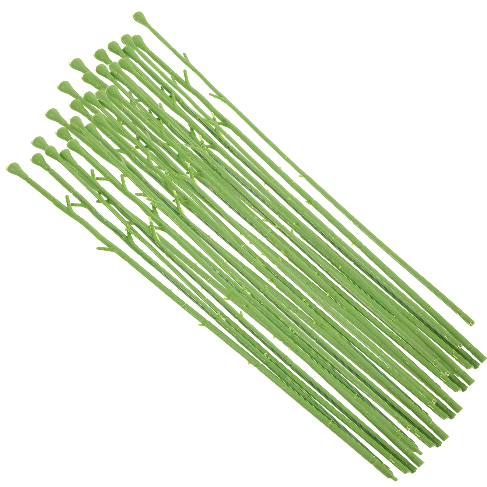 

50 pcs Artificial Flower Stem Decoration DIY Making Rod Head Accessory Short Stem Flowers Arrangement Home Gifts
