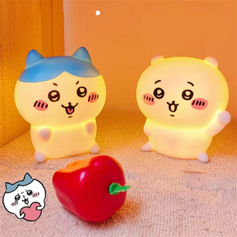 Kawaii Chiikawa Hachiware Usagi Night light Anime Cute Cartoon Glowing Toy Bedside Led Lamp Desktop Decoration Gift Girl Boy