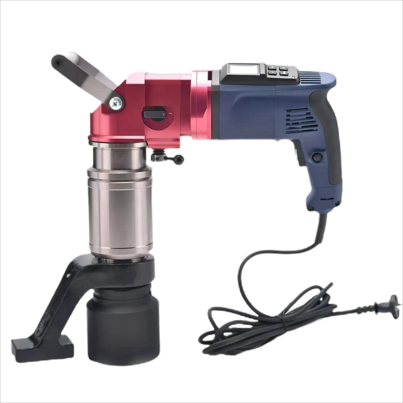 Electric oblique torque wrench, electric bending handle right angle digital display