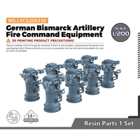 Yao's Studio LYCG200339 1/200 Model Upgrade Parts German Bismarck Artillery Fire Command Equipment