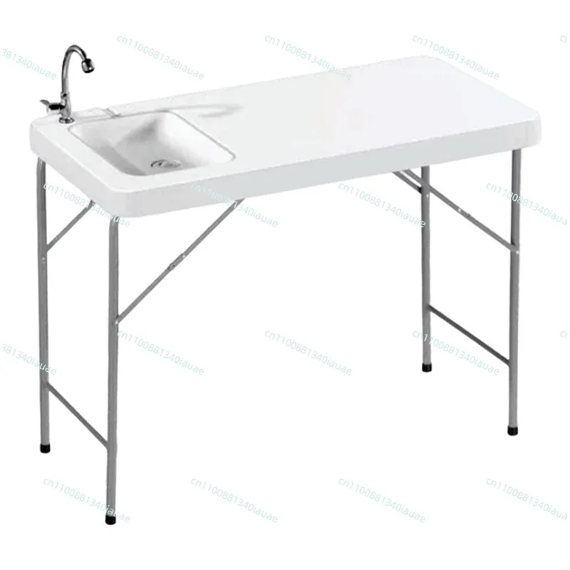 

Outdoor Plastic Fish Washing Table Camping Wild Fishing Fish Killing Table Home Folding Console