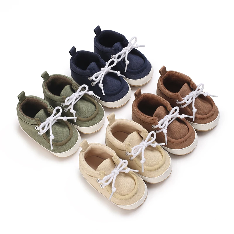 Modische Frühlings- und Herbst-Babyschuhe 0-18 Monate, Kindersportschuhe, Jungen-Schuhe mit weichen Gummisohlen, rutschfeste Babyschuhe zum Laufen, Freizeitschuhe – Detail 2