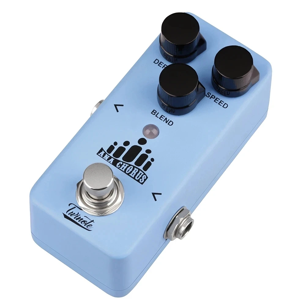 Twinote ANA CHORUS Mini Guitar Pedal Analog Chorus Guitar Effect Pedal Processsor Full Metal Shell with True Bypass