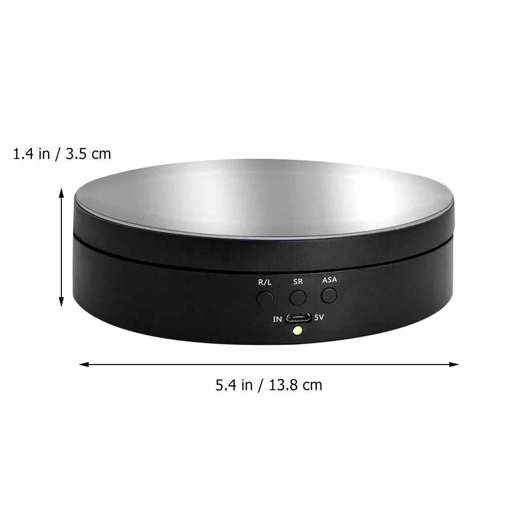 Rotating Display Stand Motorized Adjustable 2 4 6 Rotation 45 90 180 360 Degrees Jewelry Turntable Electric Motorized