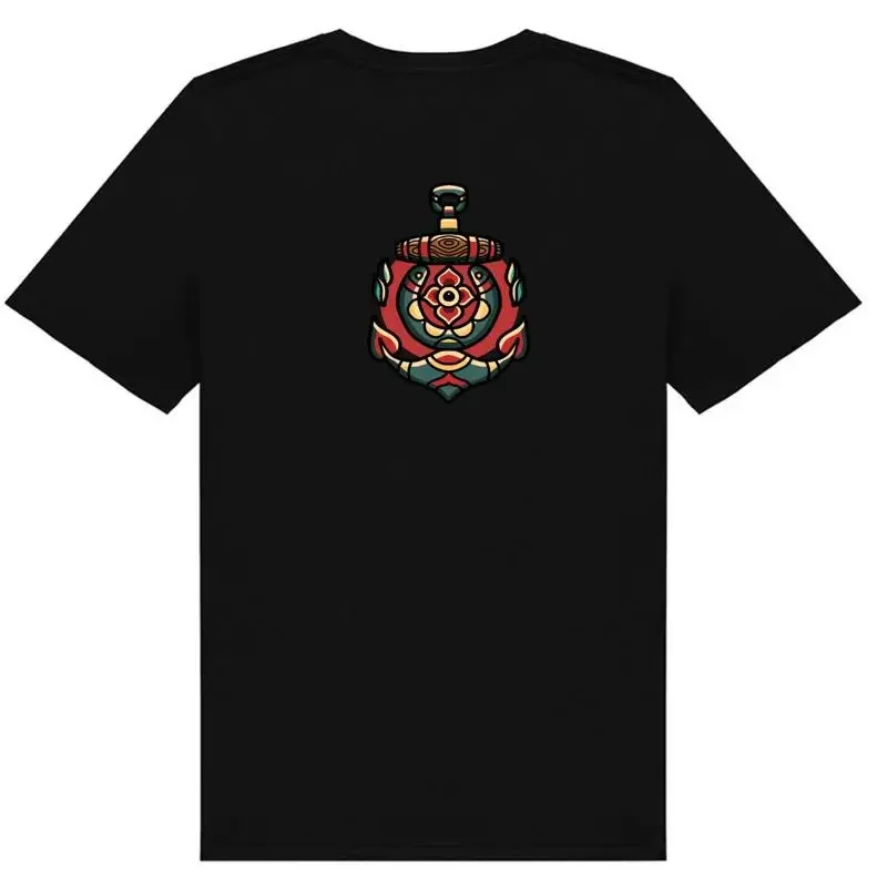 Sailing Sailor Navy Anchor Tattoo Style T Shirt Design Tat Print