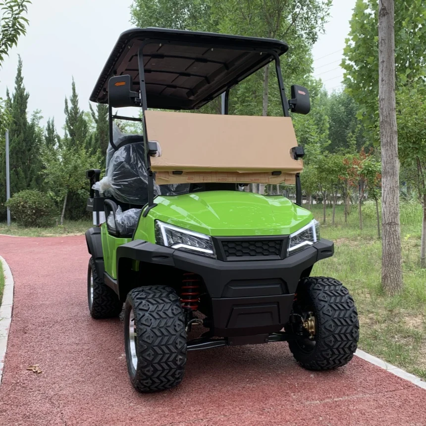 Electric Golf Cart 48V 60V 72V Lead-Acid Battery And Lithium Battery Optional Powered Electric Golf Cart For Adults