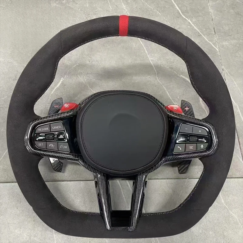 For BMW F Chassis G Chassis Modified CS Style Steering Wheel With Horn Cover