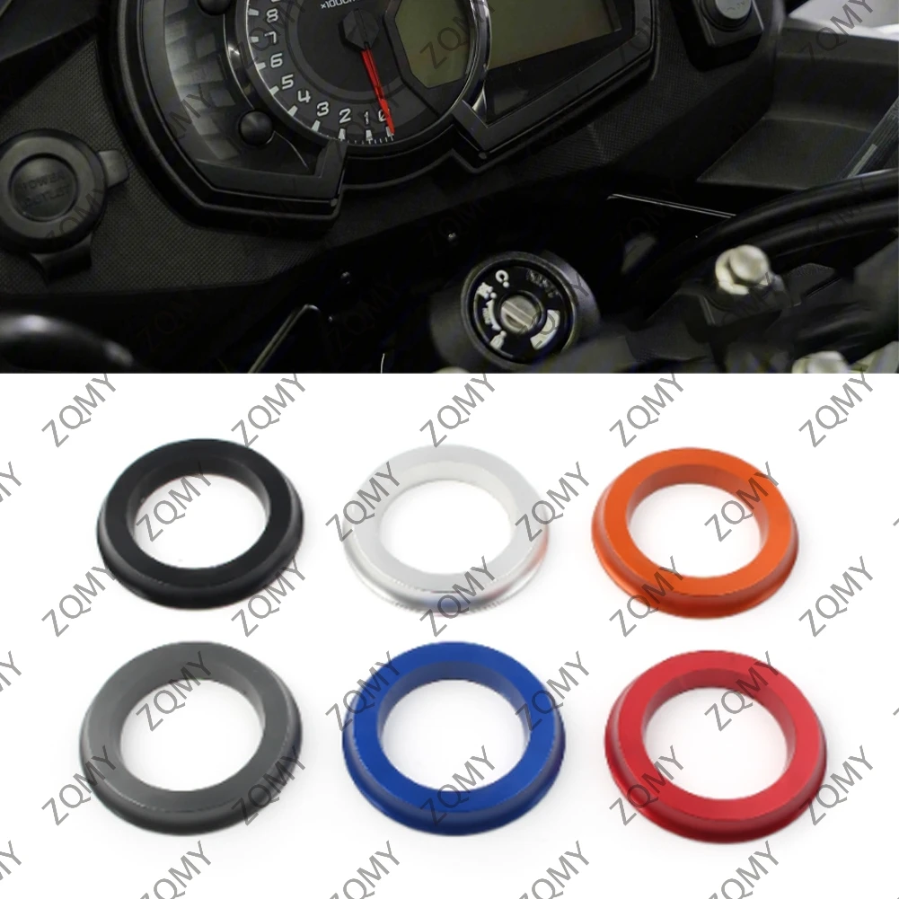 Motorcycle Ignition Switch Cover Ring CNC Accessories for Kawasaki Versys Versys-x 300 / ABS 2017 2018 2019