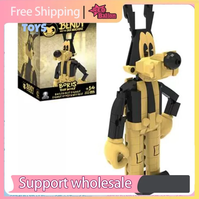 

Bendy and the Ink Machine Scene Building Block Toy Merchandise Game Collectible Figure