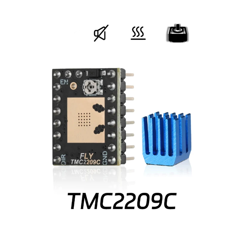 TMC2209C 3D Silent 256 Subdivision 42 Step Motor Drive Replaces TMC2208 3D Printing Accessories
