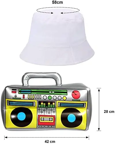 Pesenar-ヒップホップコスチュームキット,ゴールドサンハット,80s/ 90s,ラッパーアクセサリー