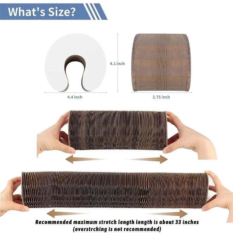 الجهاز السحري لعبة القطط القطط خدش لوحة الخدش المستديرة المموجة عمود الخدش لعب للقطط طحن مخلب القط الملحقات