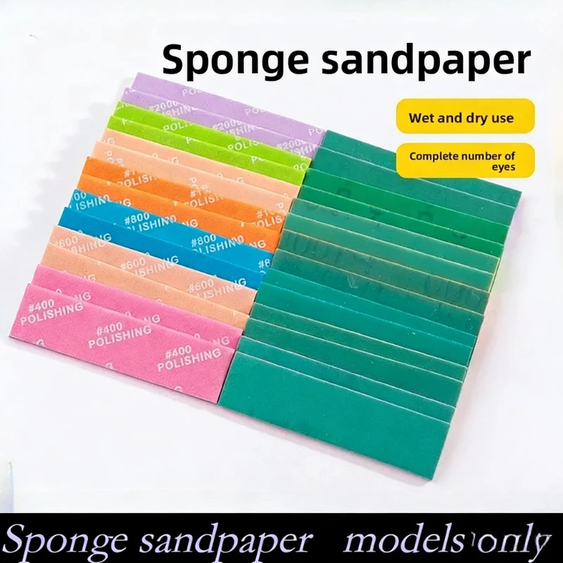 Hobby Grade Wet Dry Sanding Sheets Waterproof Abrasive Paper for Model Making Gate Removal Polishing DIY Craft Tool