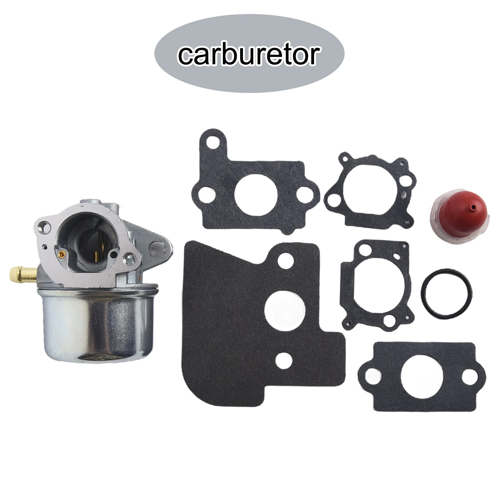 

1set Carburetor With Gaskets Oil Bubble Kit For 694202 693909 692648 499617 790120 Intek 7hp OHV Garden Tools Mower Accessories