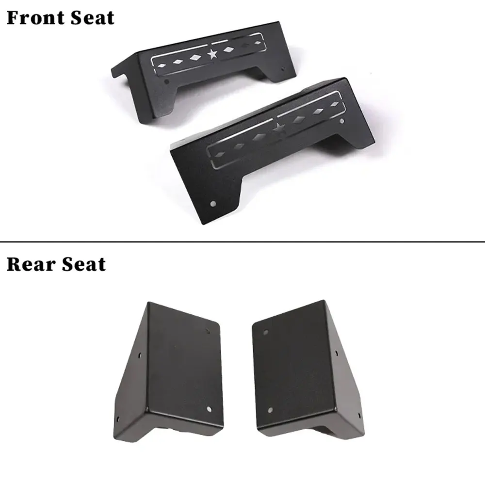 car accessories stainless carprotection front and rear seat base anti collision corner for Land Rover Defender 110 130 2004-18