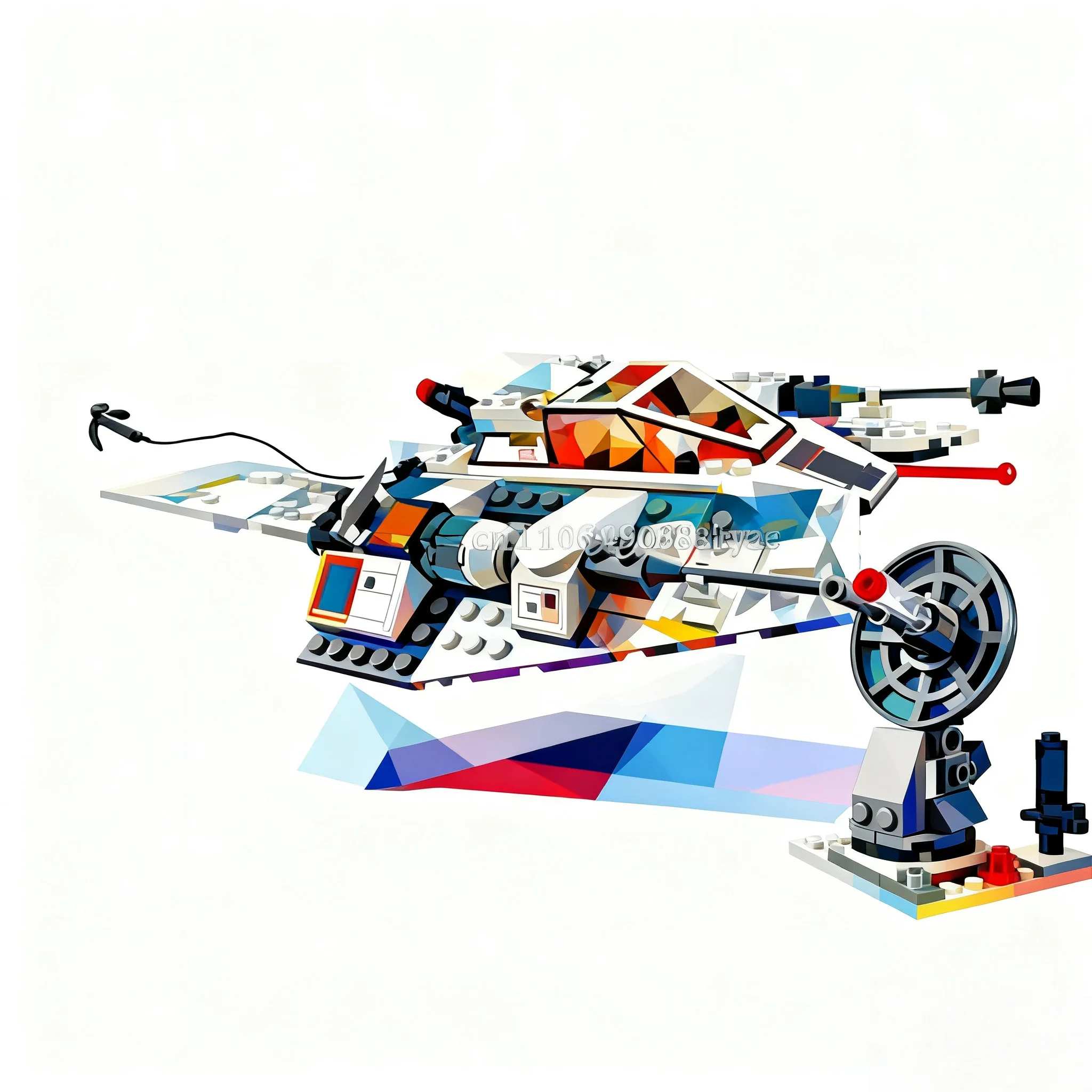 

Новогодние декоративные кирпичи, детские развивающие игрушки, набор 20-летия, снежитель, без печати