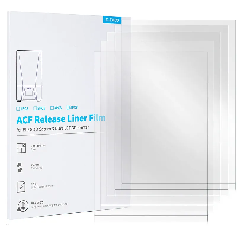 Original brand new ACF release film kit is suitable for ELEGOO Saturn 3 Ultra LCD light-curing 3D printer accessories