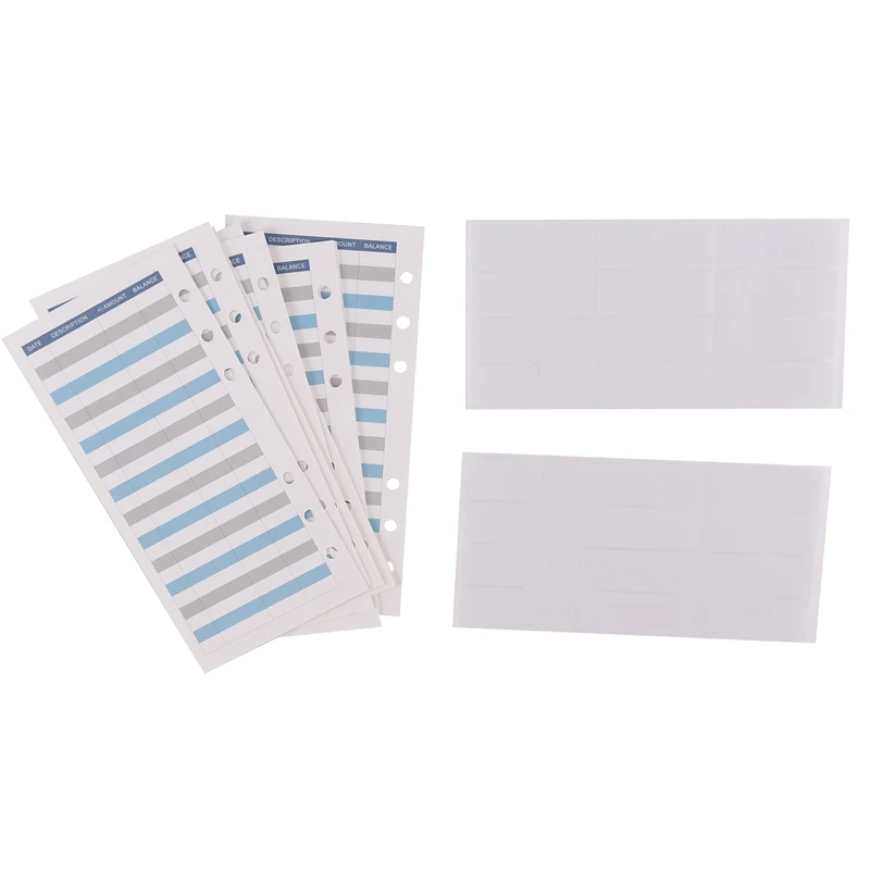 Envelopes do orçamento do dinheiro para o sistema do dinheiro, Envelopes do dinheiro para o orçamento do dinheiro, Folhas de seguimento da despesa, 12 PCes, 12 PCes