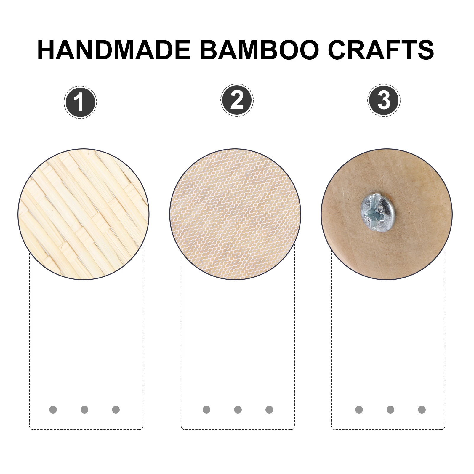 

2pcs Bamboo Storage Baskets 30cm 36cm Household Sieve Dustpan Steamed Bread Basket Kitchen Bar Bamboo Sieve Supplies