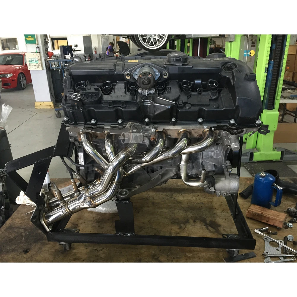 KUNGFU PERFORMANCE SS304 Exhaust N52 Header For N52 N53 E90 E91 E92 128i 325i 325xi 330i 330xi X1 E84 E81 X5 E70 E82 E87 E88 LHD