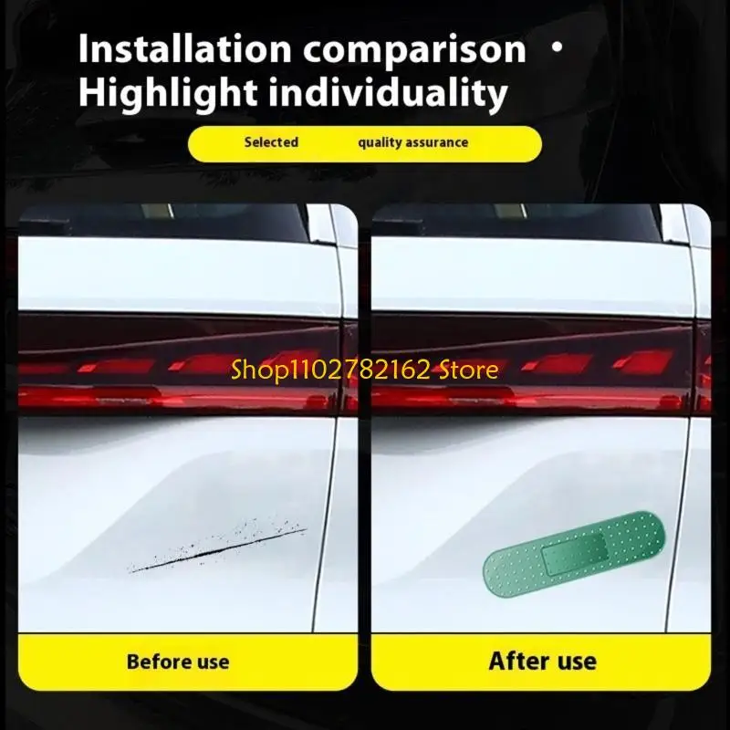 547B مضحك مركبة ملصقات للسيارة متعددة الأشكال ضمادة لاصقة ملصق السيارات الجسم خدش الديكور ملصق مائي لشاحنة SUV يخت الملحقات