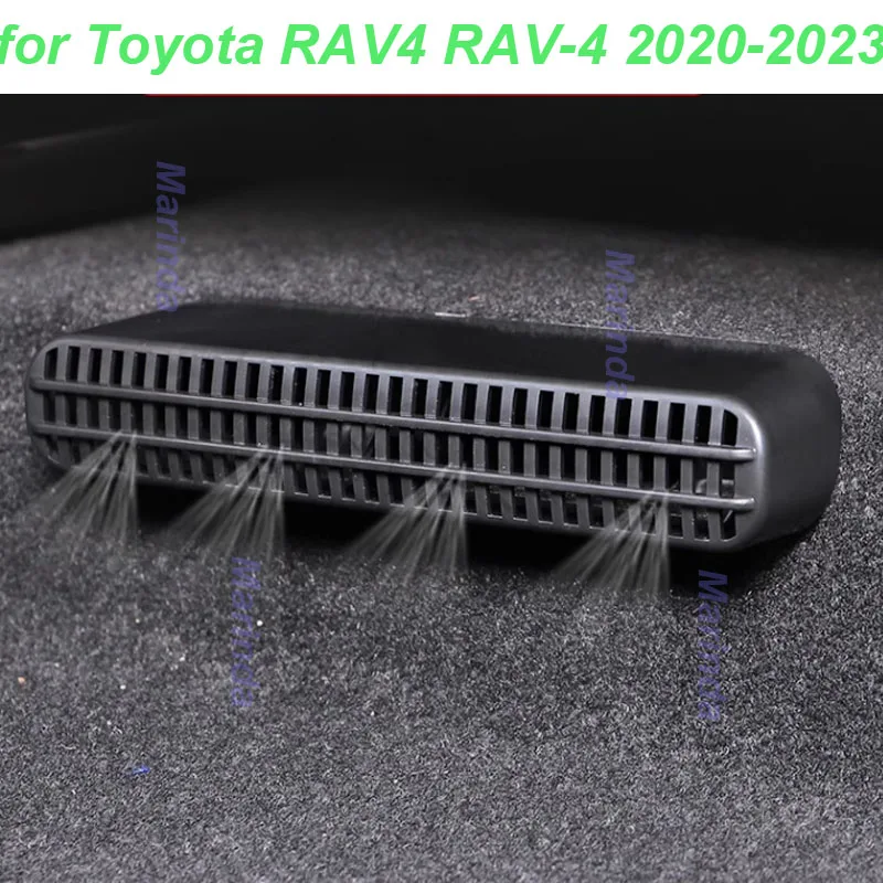 

Car Rear Row Under Seat Air Outlet Protective Cover for Toyota RAV4 RAV-4 2020- 2023 Frame Anti-blocking Interior Accessories