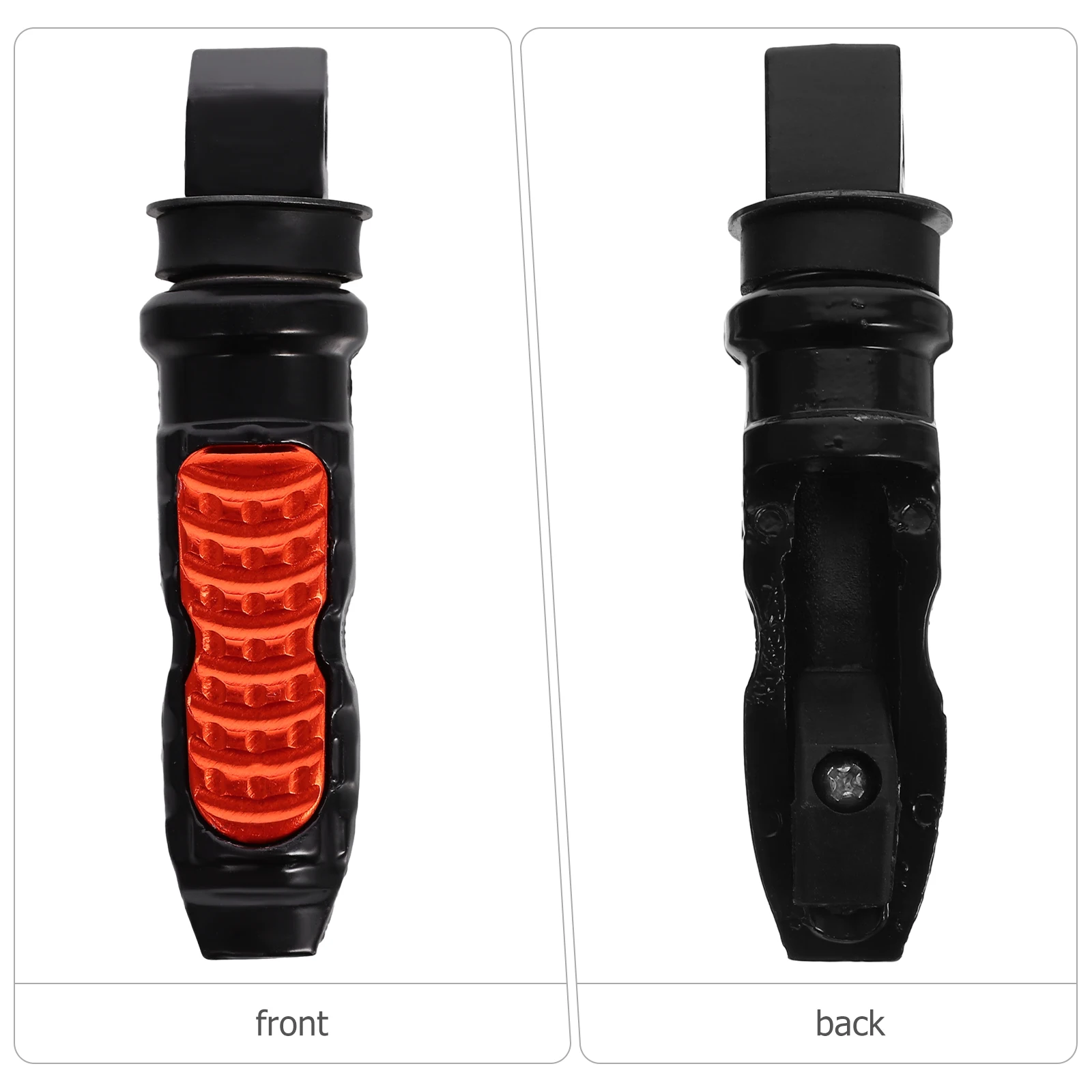 

2pcs Motorcycle Rear Foot Pegs Metal Pedal for Electric Bike Accessories ange Durable Aluminum Long Ride Comfort Leg Position