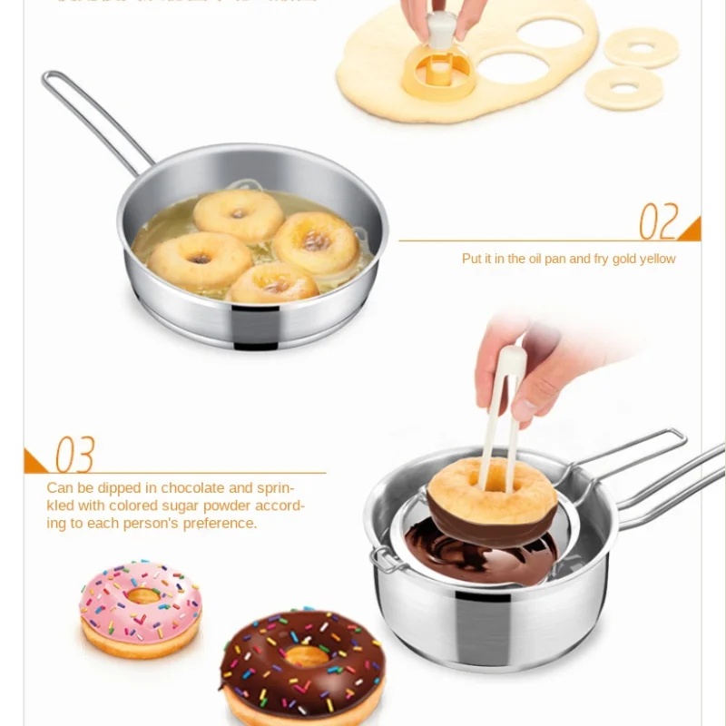 Donuts Cutter Mold Kuchen Dekor Kekse Desserts Gebäck Schneiden Maker Küche Backen Werkzeug DIY Schokolade Donut Brot Form