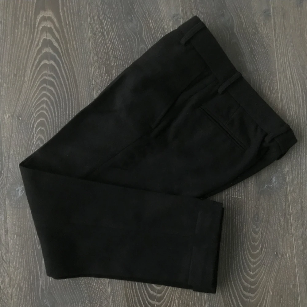 

Autumn/Winter Warm Rolled Edge Thick Suit Men's Pants Korean Popular Slim Fit Small Leg Men's Pants British Retro Men's Pants